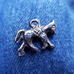 Awesome Funky 70's Folk Art Horse Pendant